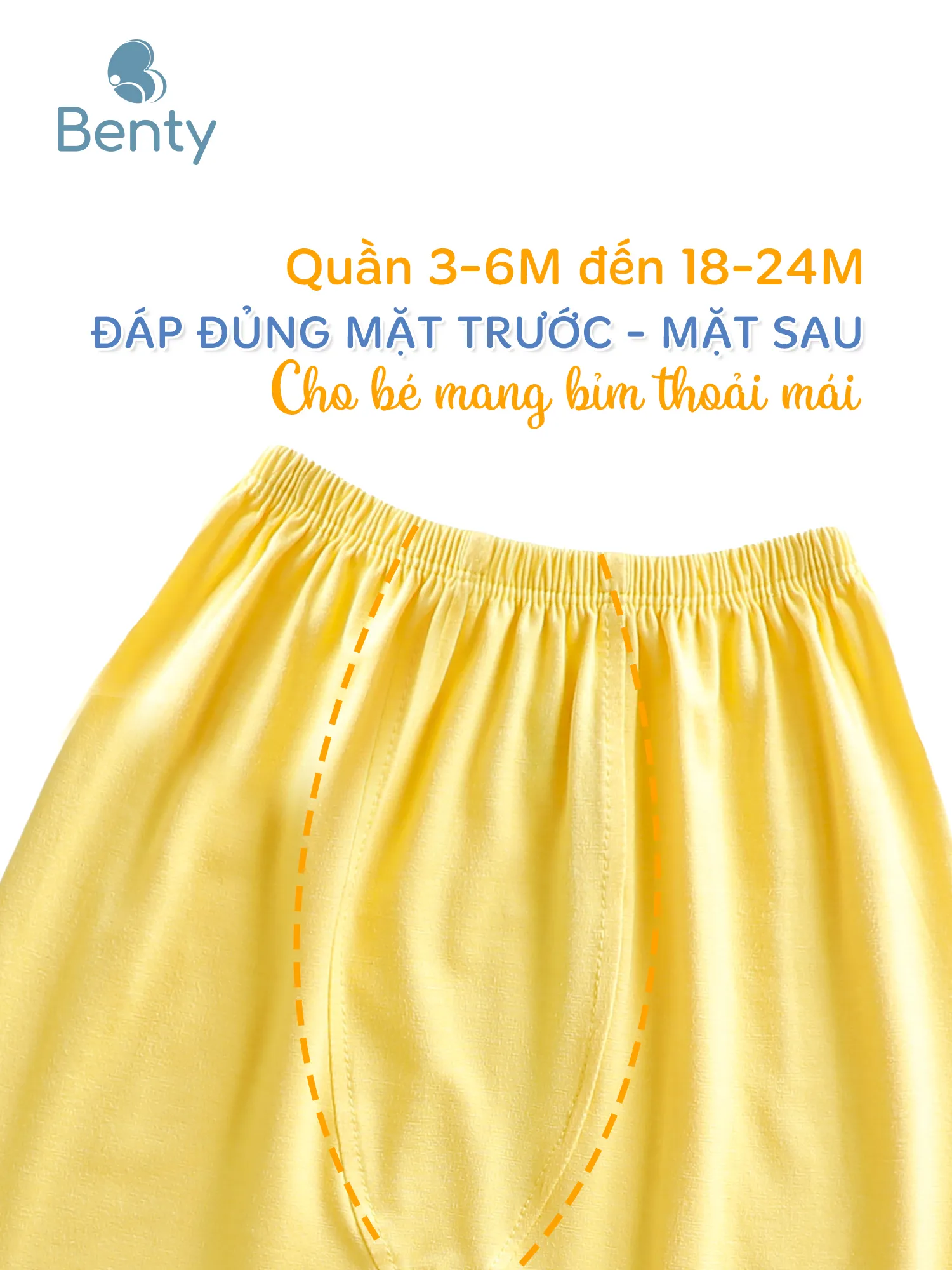 Dài cài vai sọc ngang BENTY sang trọng mềm mịn mát cho bé