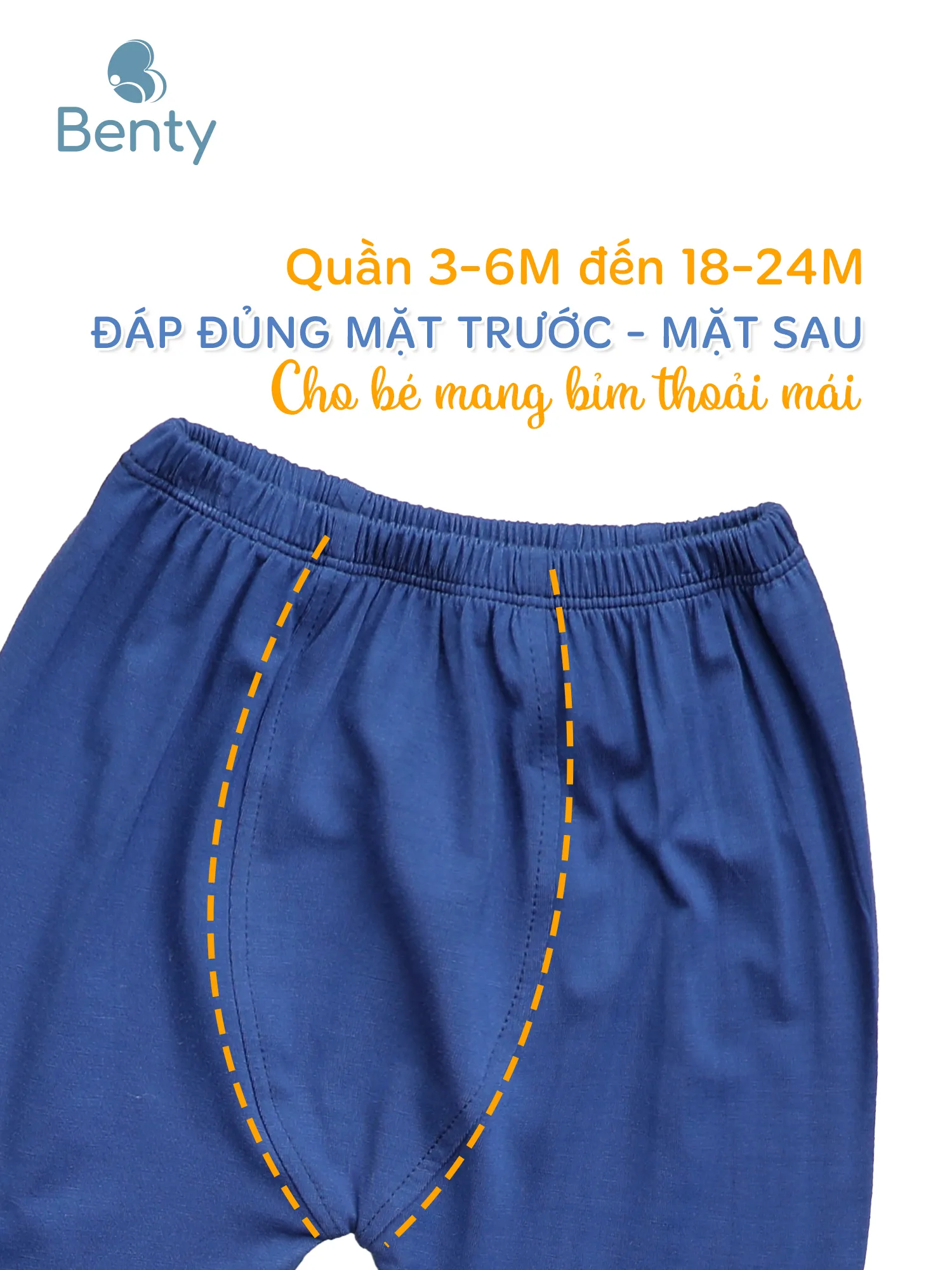 Dài cài vai phối viền BT076 BENTY quần áo trẻ em chính hãng