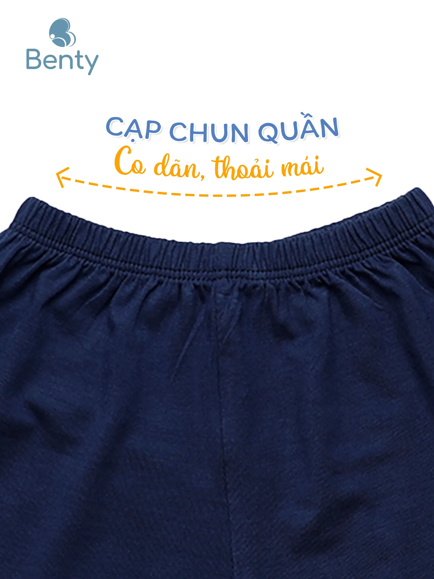 Bộ cộc tay cài vai BENTY in hình ếch BT054, chất thấm hút tốt