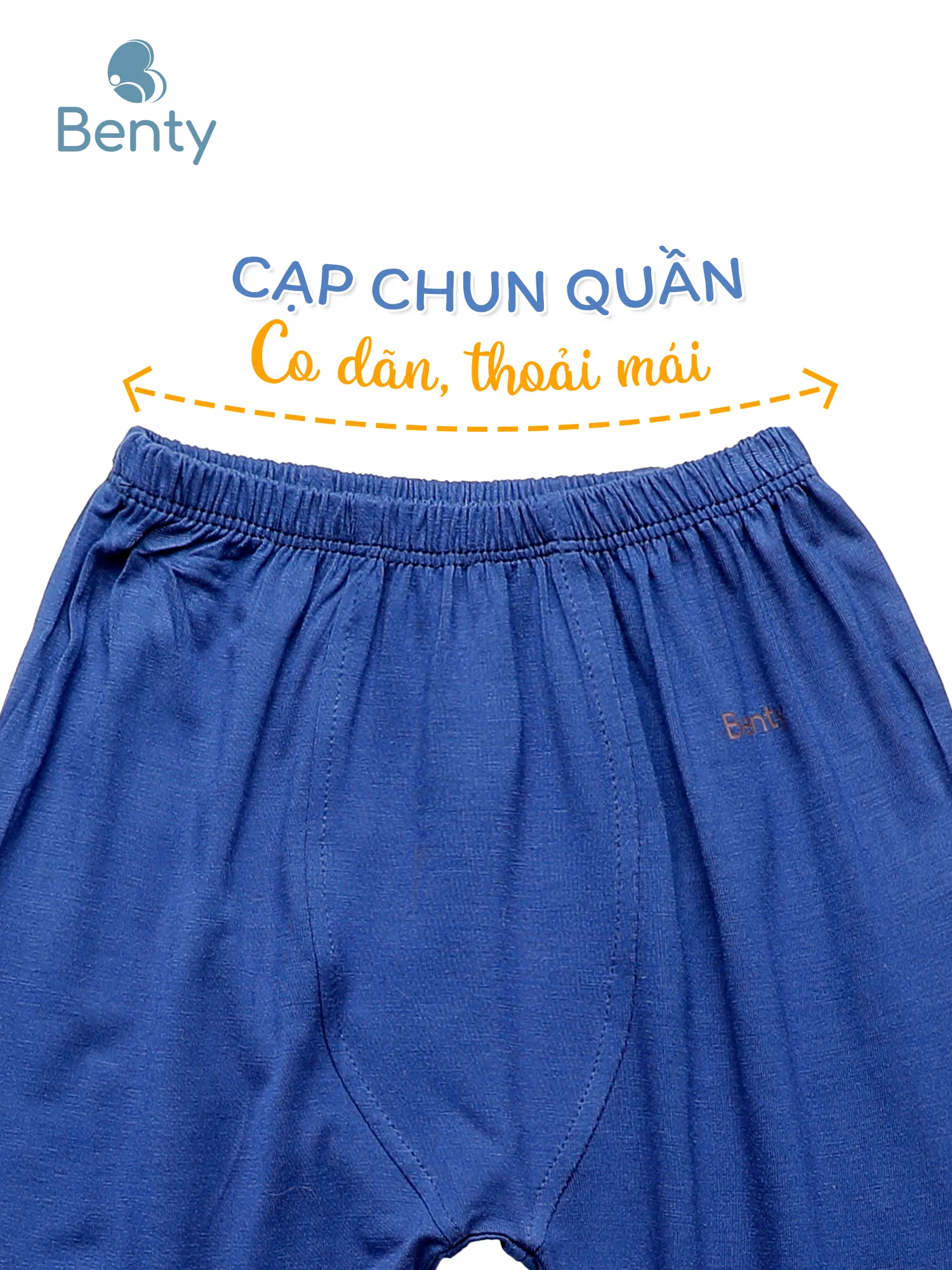 Bộ áo cộc chéo quần dài in BT090 BENTY phối xám dễ thương