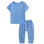 Bộ áo cộc quần dài BENTY trơn basic, cài vai tiện lợi