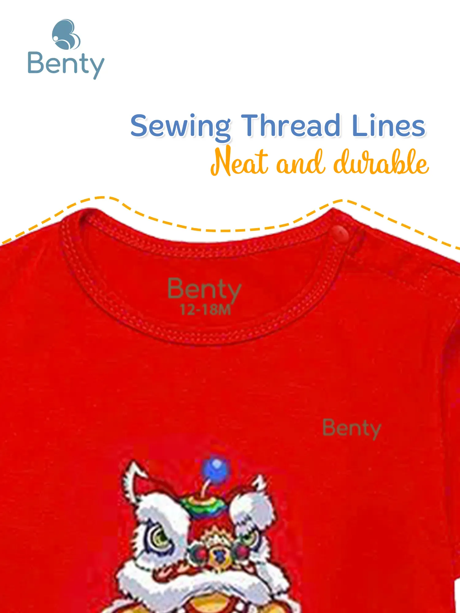 BENTY BT068 shoulder button short sleeve set, soft and vibrant