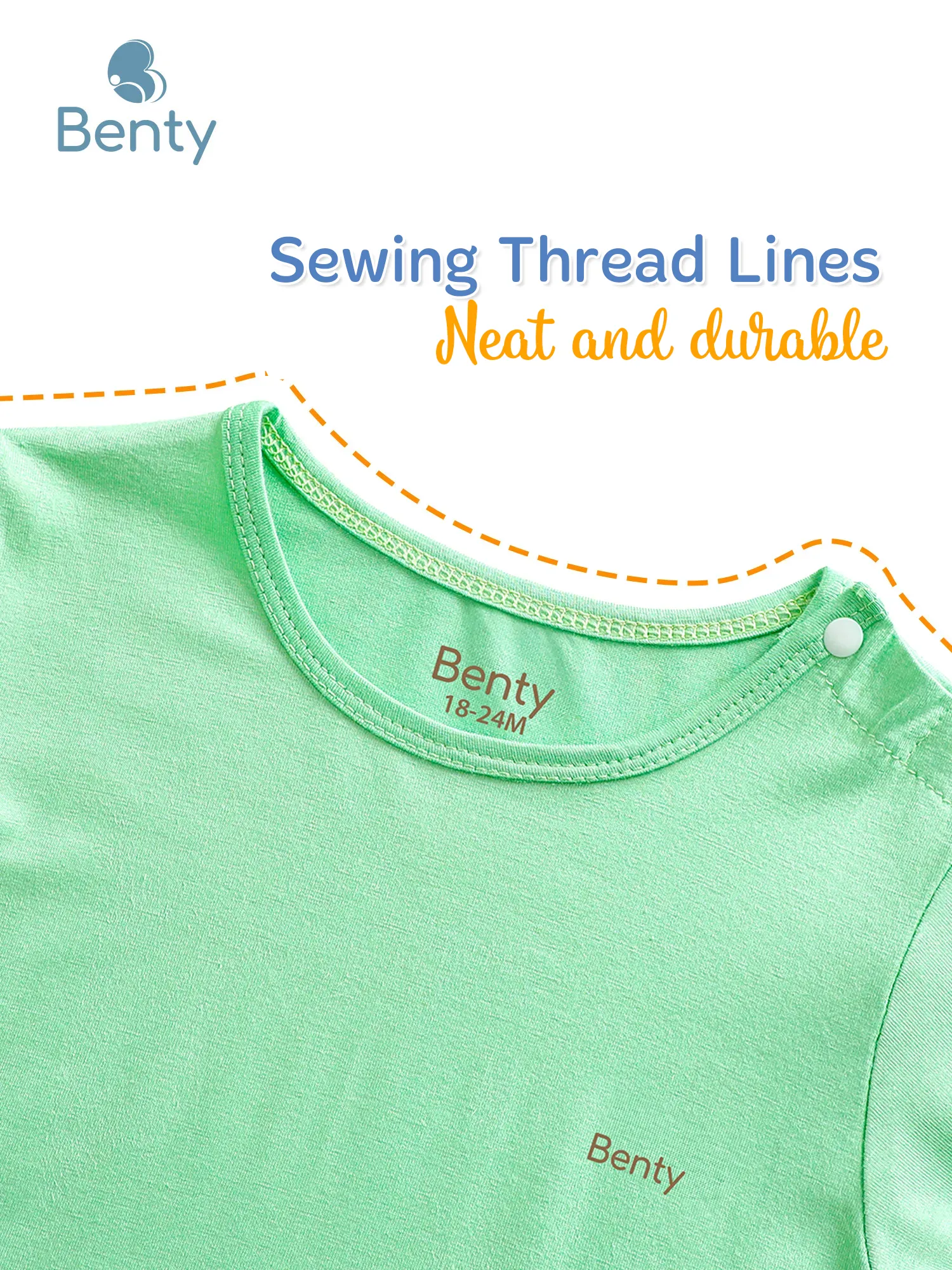 BENTY premium-fabric plain mid-length set for kid