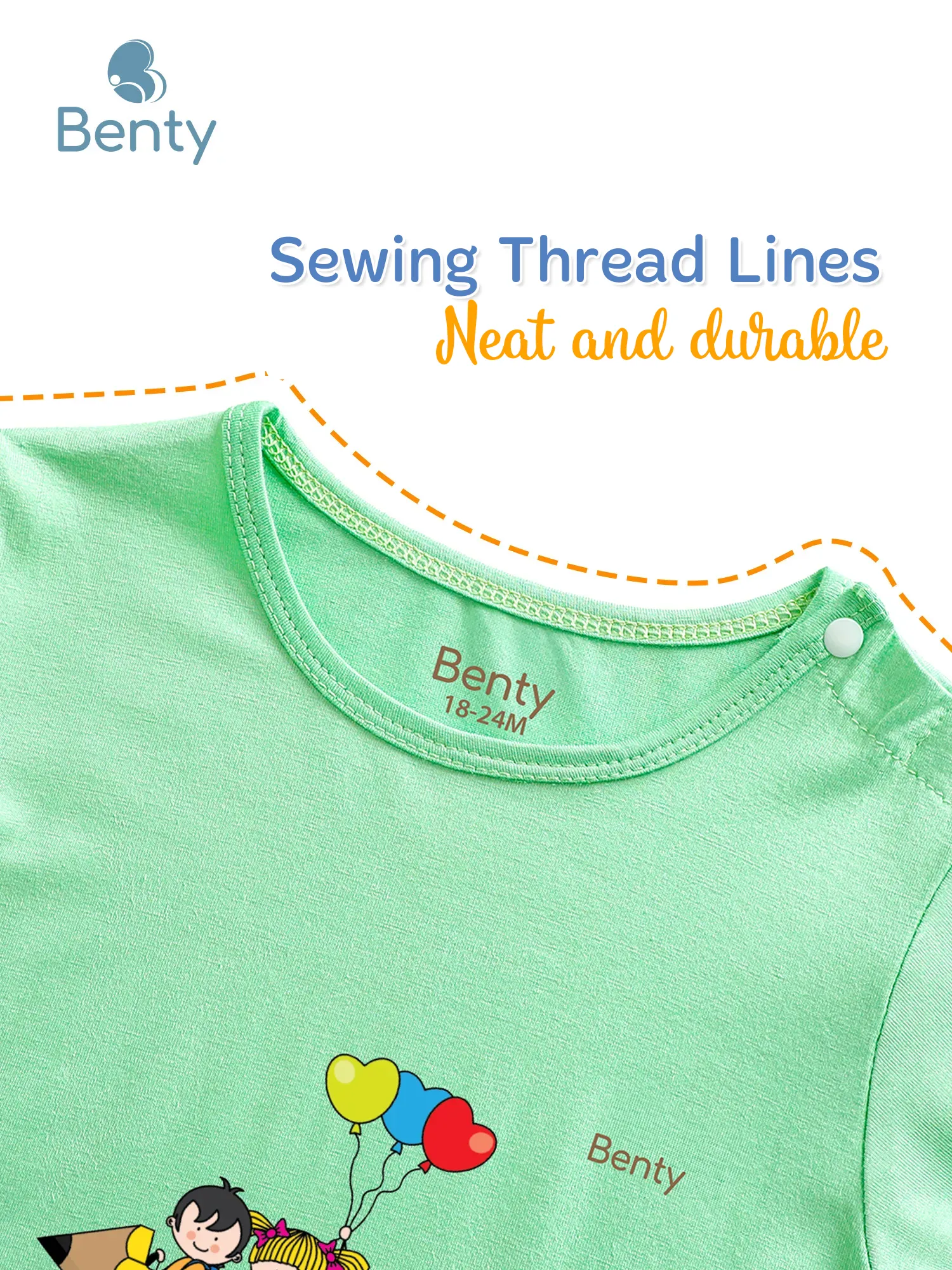 BT034 BENTY medium length set made from soft for kid