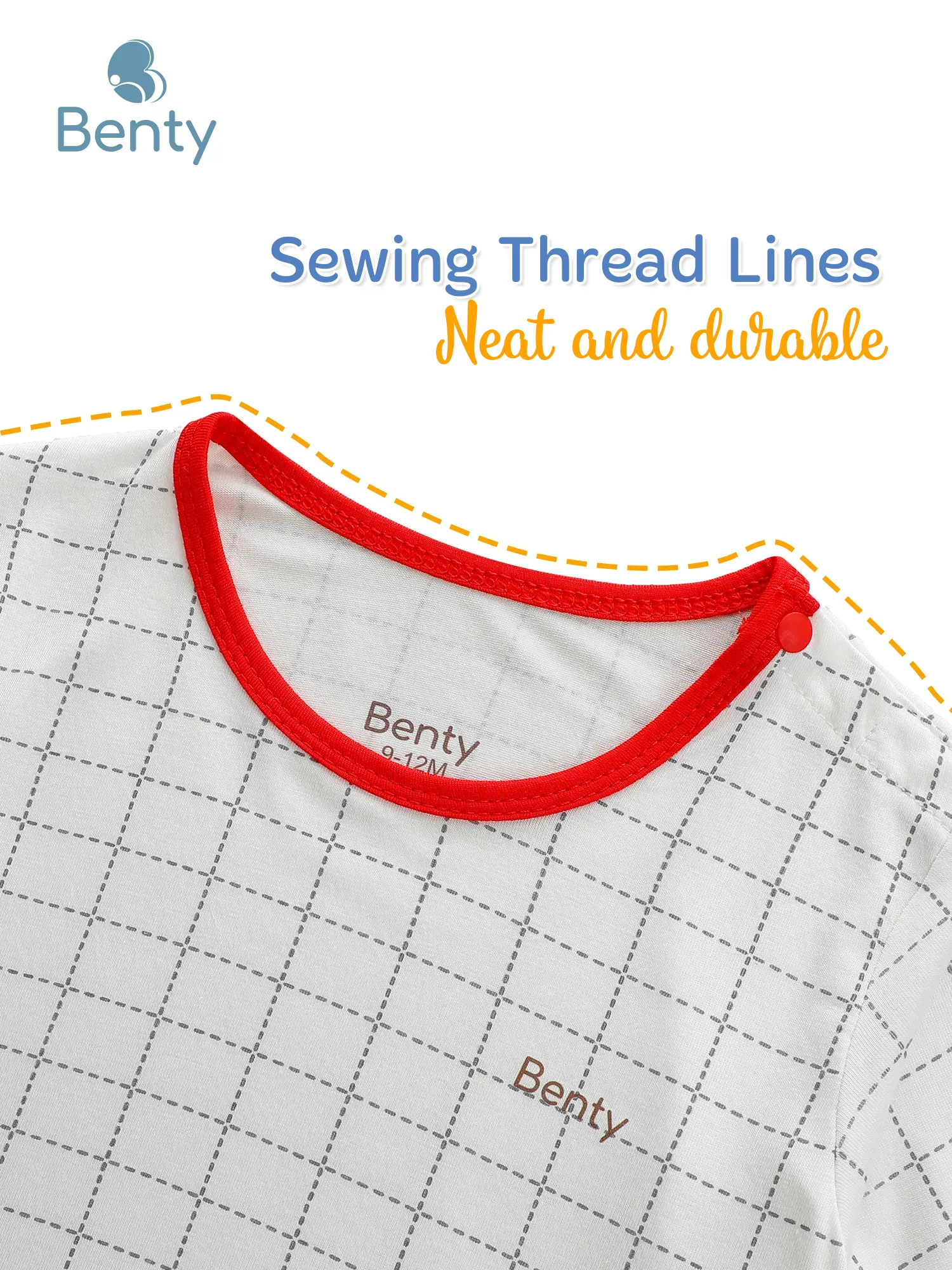 BENTY mid-length plaid suit, premium kid clothing set