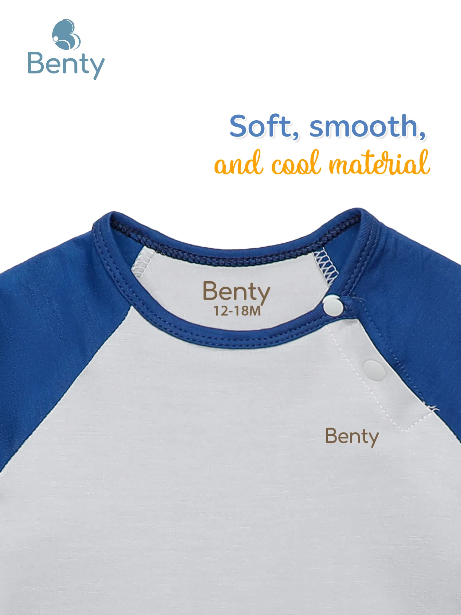 BENTY gray background plain cross button short sleeve set for kids