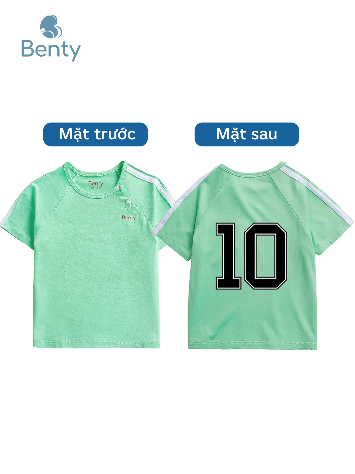 Bộ cộc cài chéo thể thao BENTY số 10, bộ thể thao cho bé