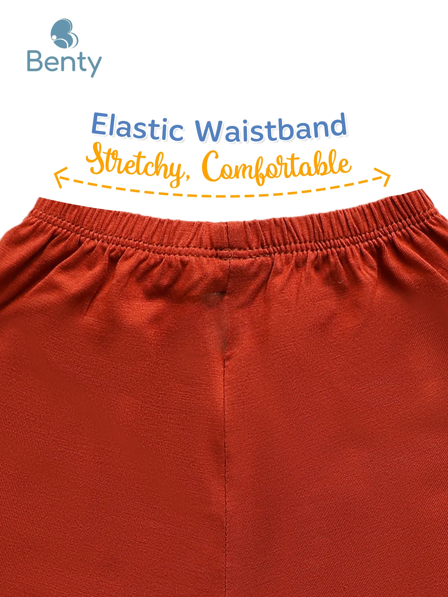 BENTY BT040 polo style short sleeve set with cute print, soft and cool fabric