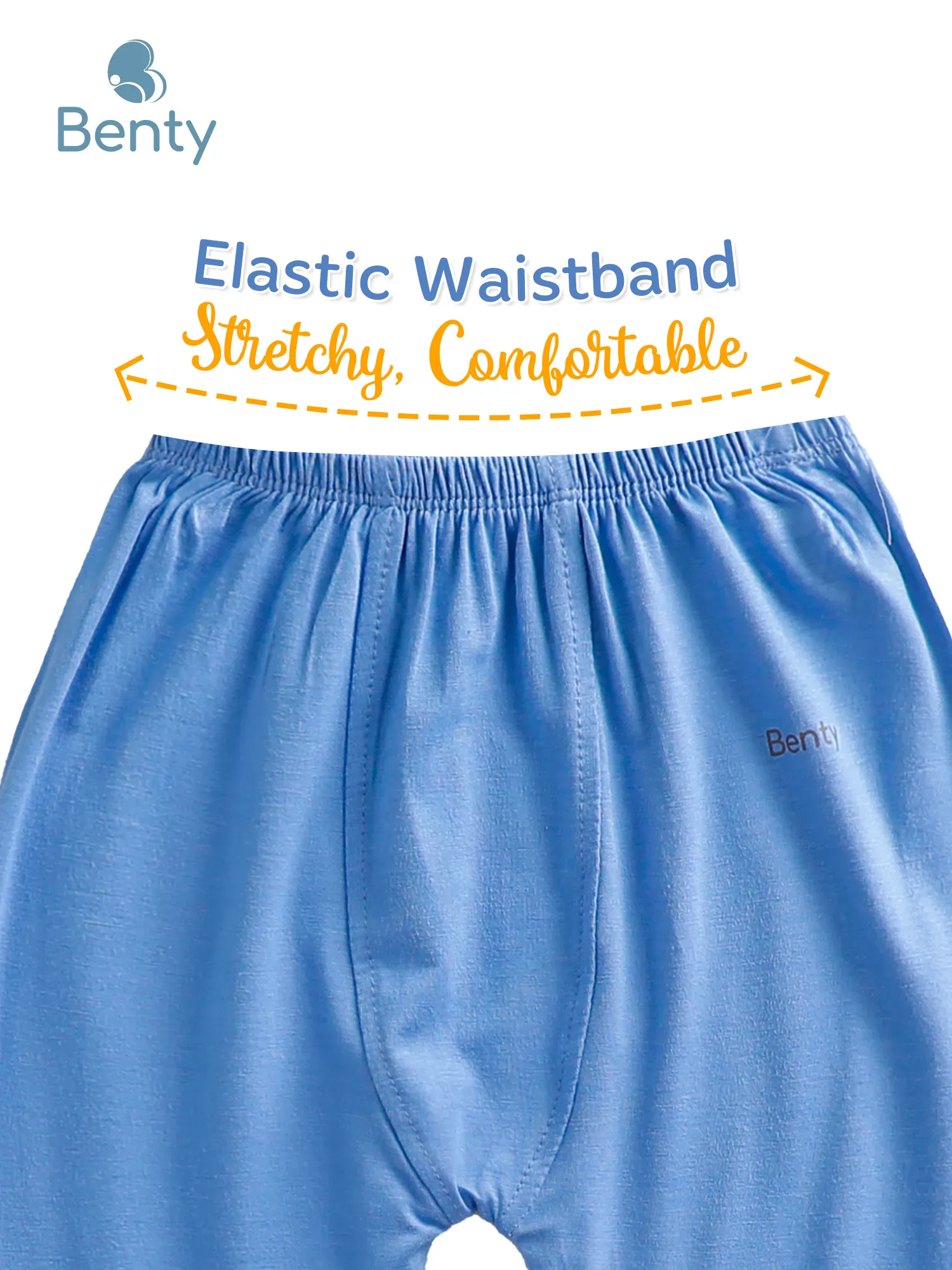 BENTY long plain outfit with shoulder buttons for kids