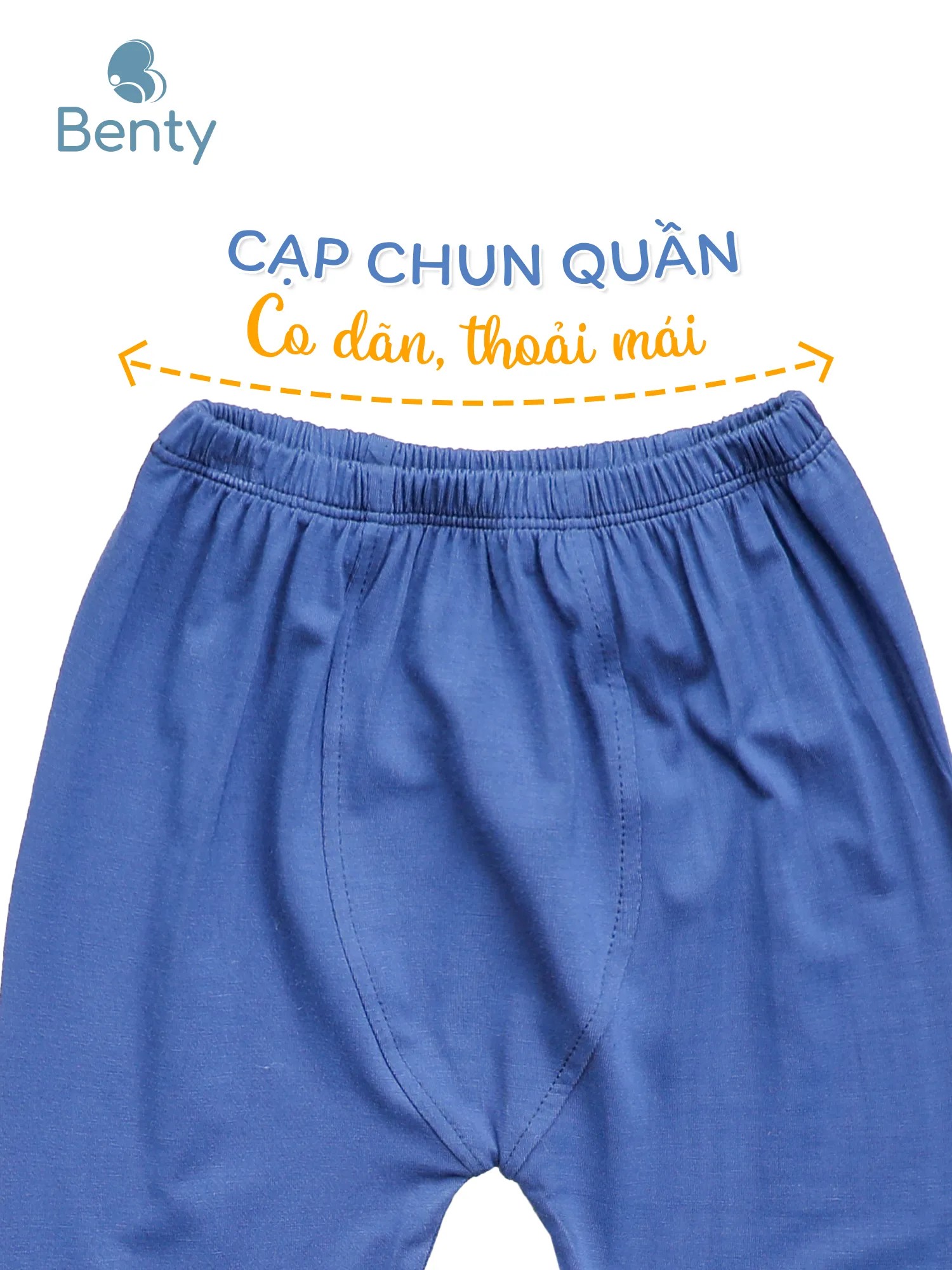 Dài tay cài thẳng trơn BENTY đồ bộ trẻ em mềm mịn mát