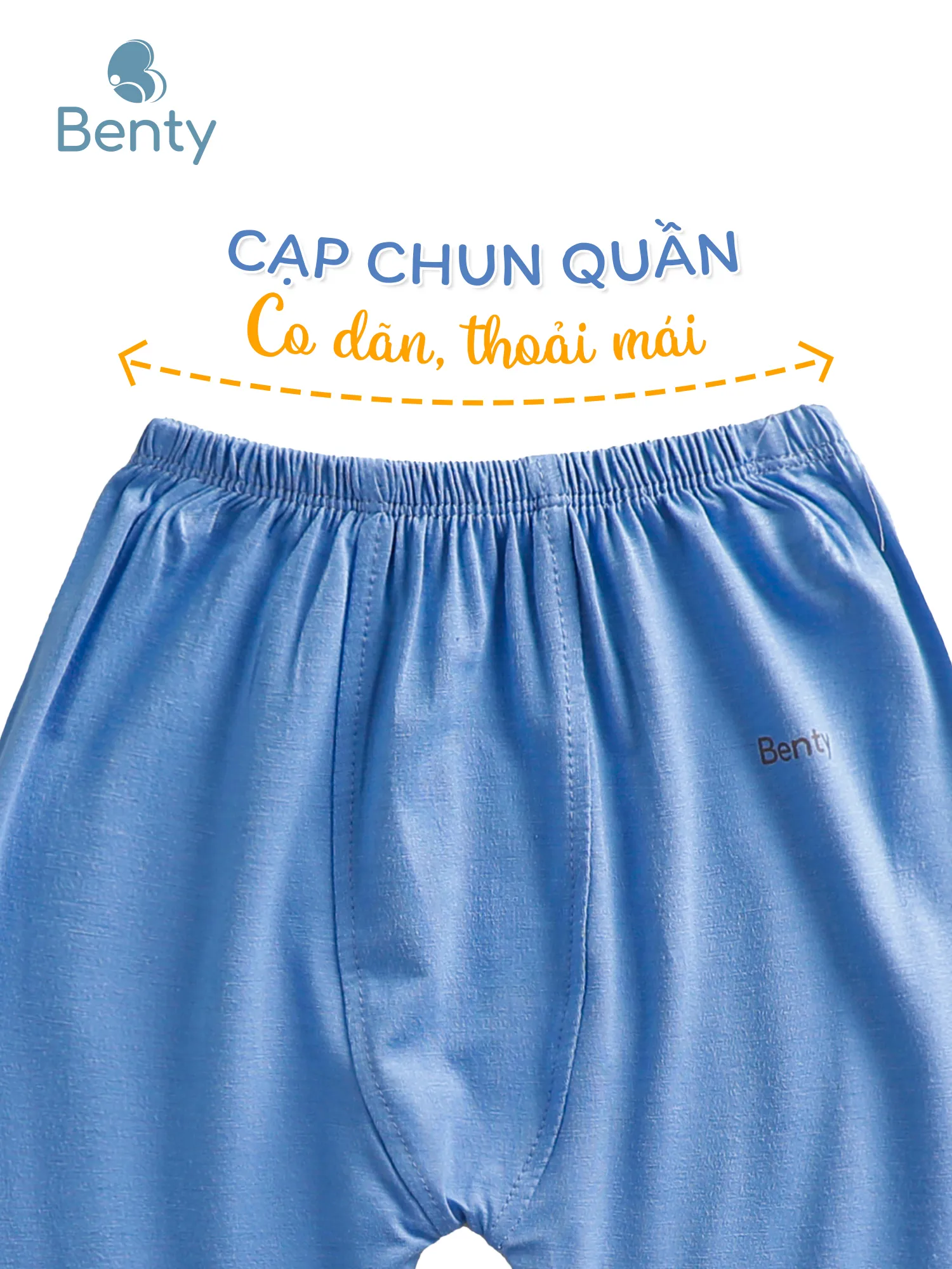 Dài cài vai họa tiết hình dạng BENTY đồ trẻ em mặc điều hòa