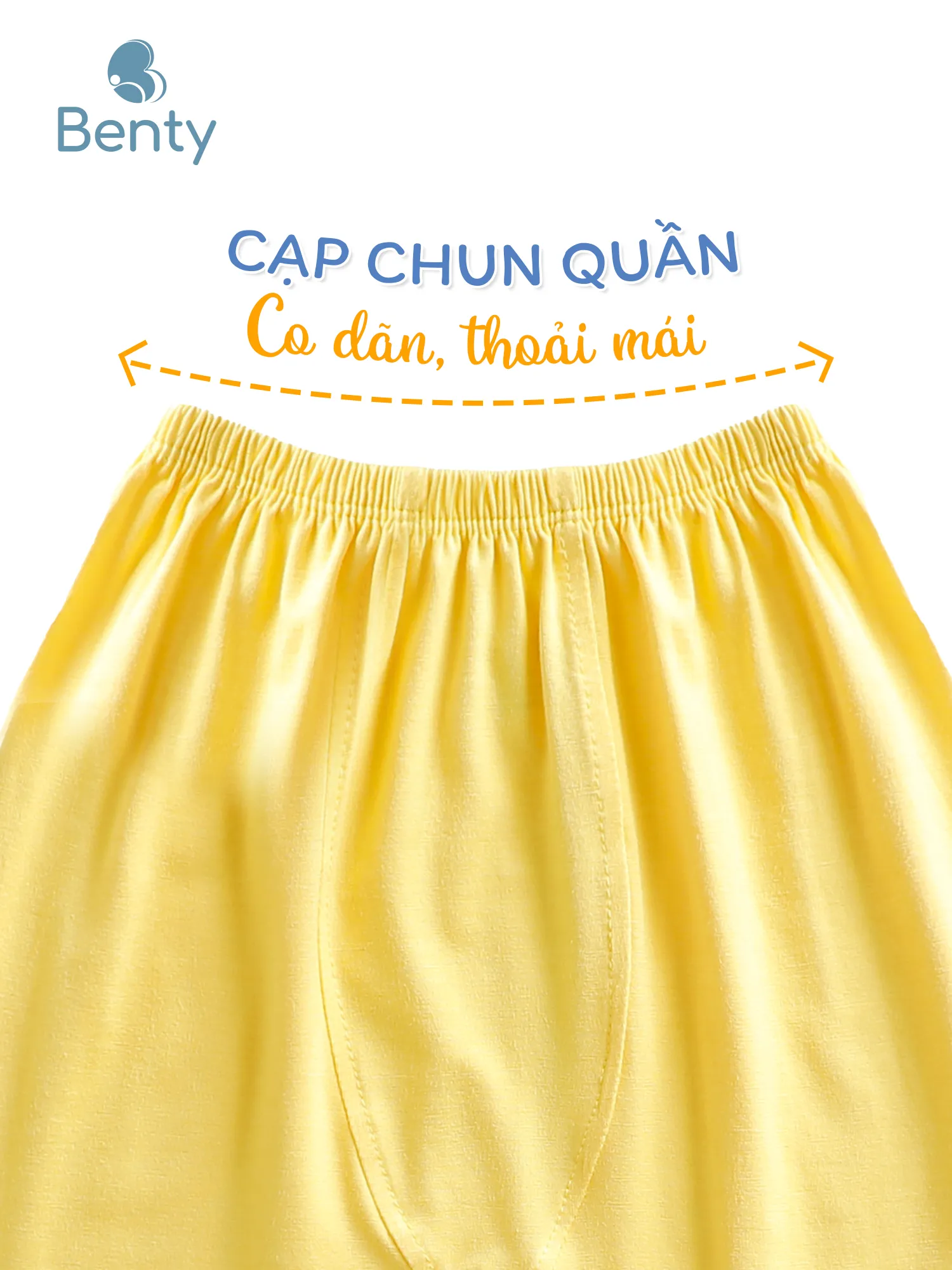 Dài cài vai sọc ngang BENTY sang trọng mềm mịn mát cho bé