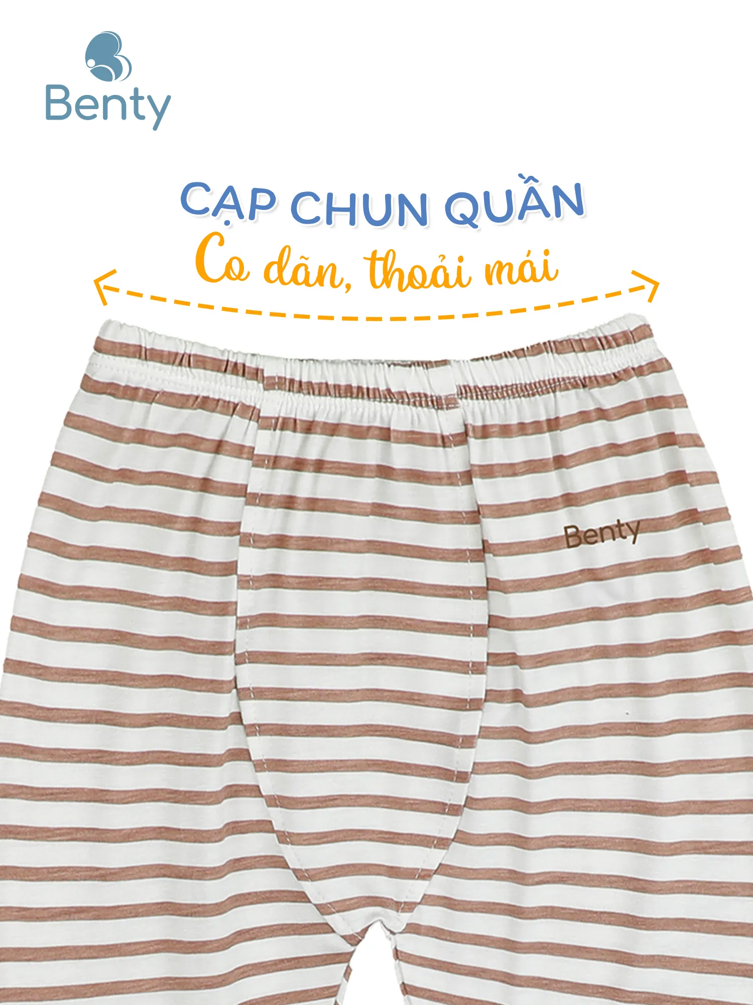 Bộ áo cộc quần dài full họa tiết sọc BENTY,chất vải mềm mịn