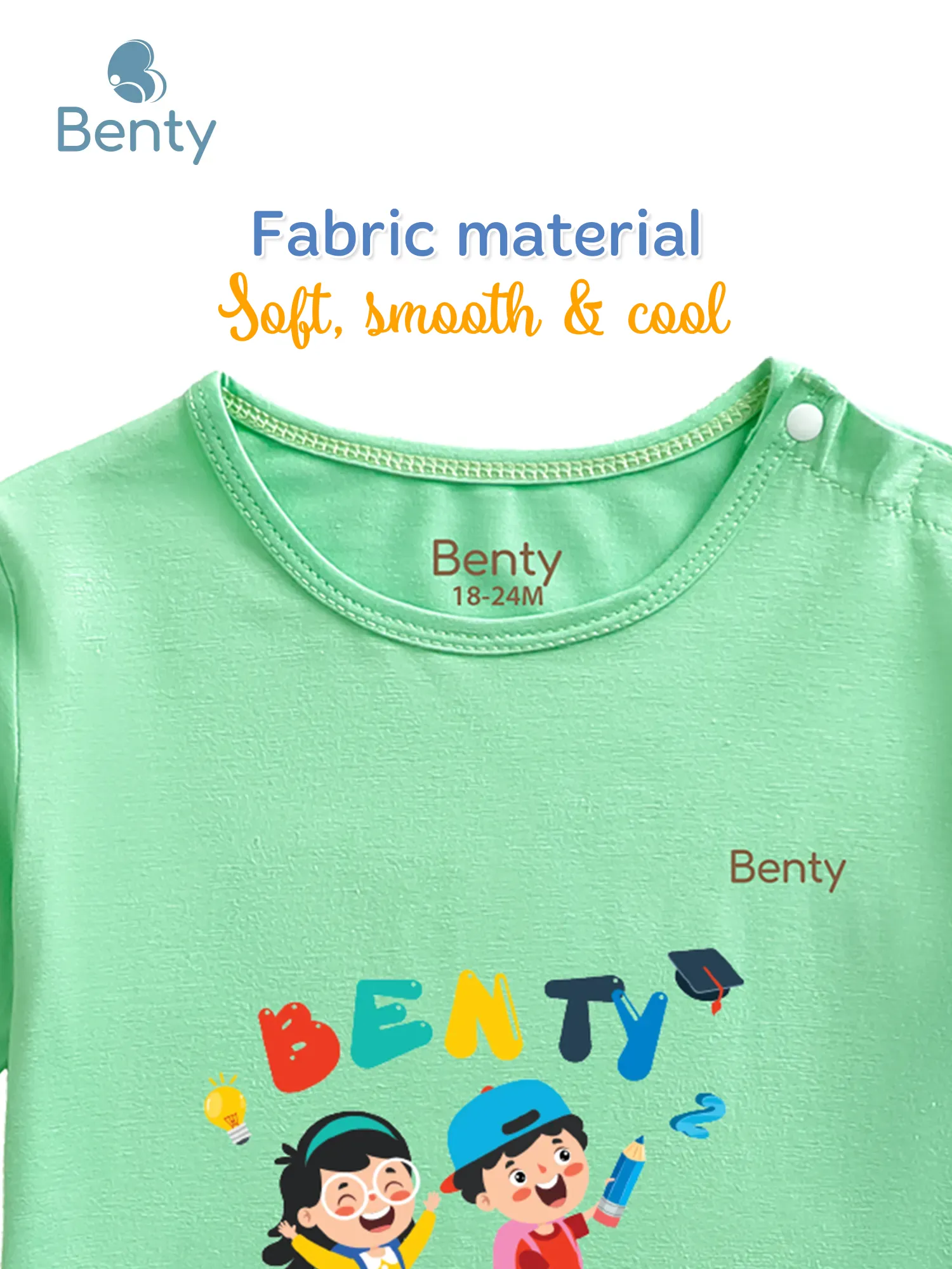 BT033 BENTY mid-length set, adorable clothing for kids