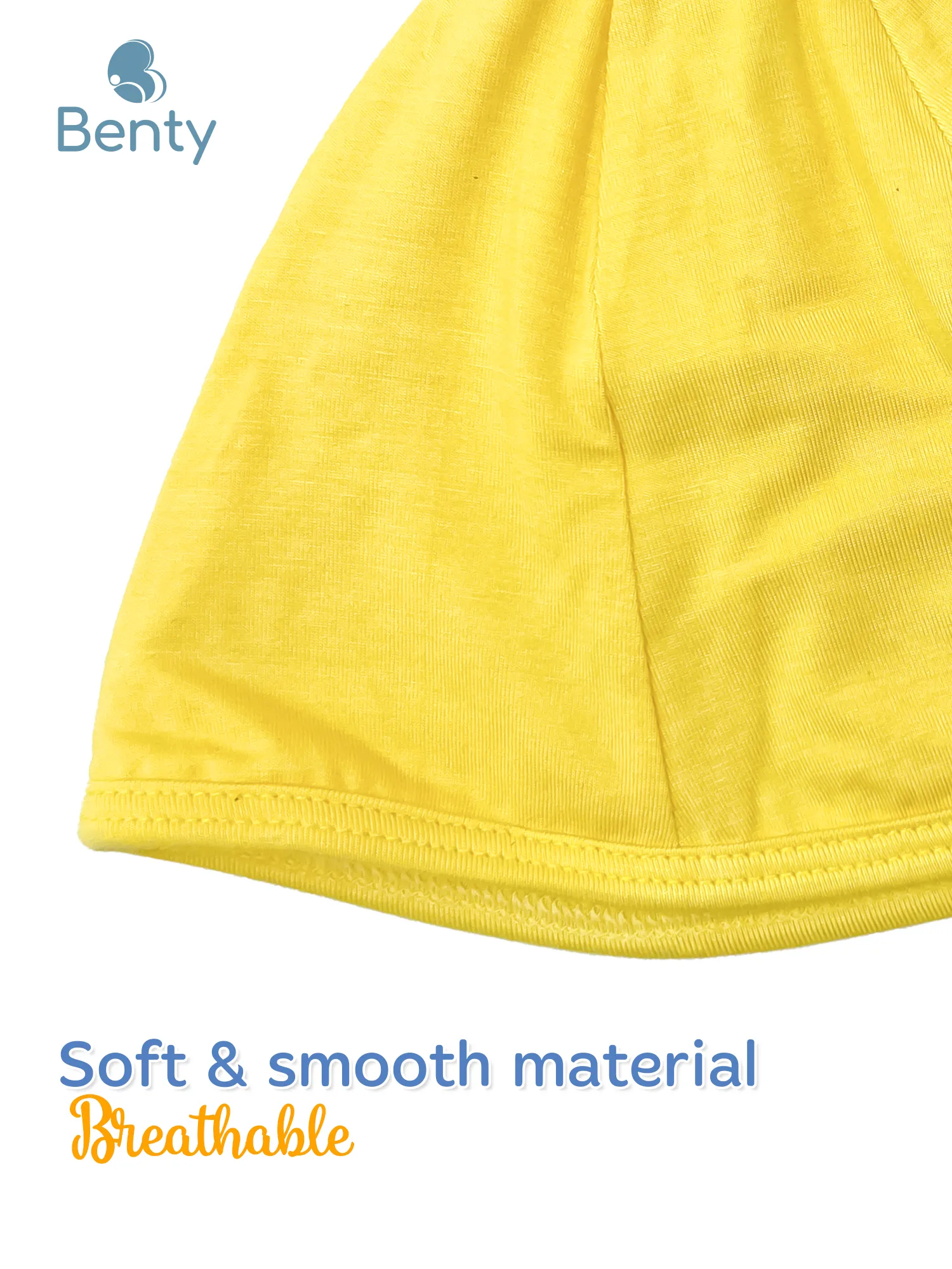 BENTY premium double-layer basic solid ruffle hat