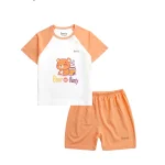 Bộ cộc tay cài chéo in Bear BT010 BENTY, đồ trẻ em cao cấp