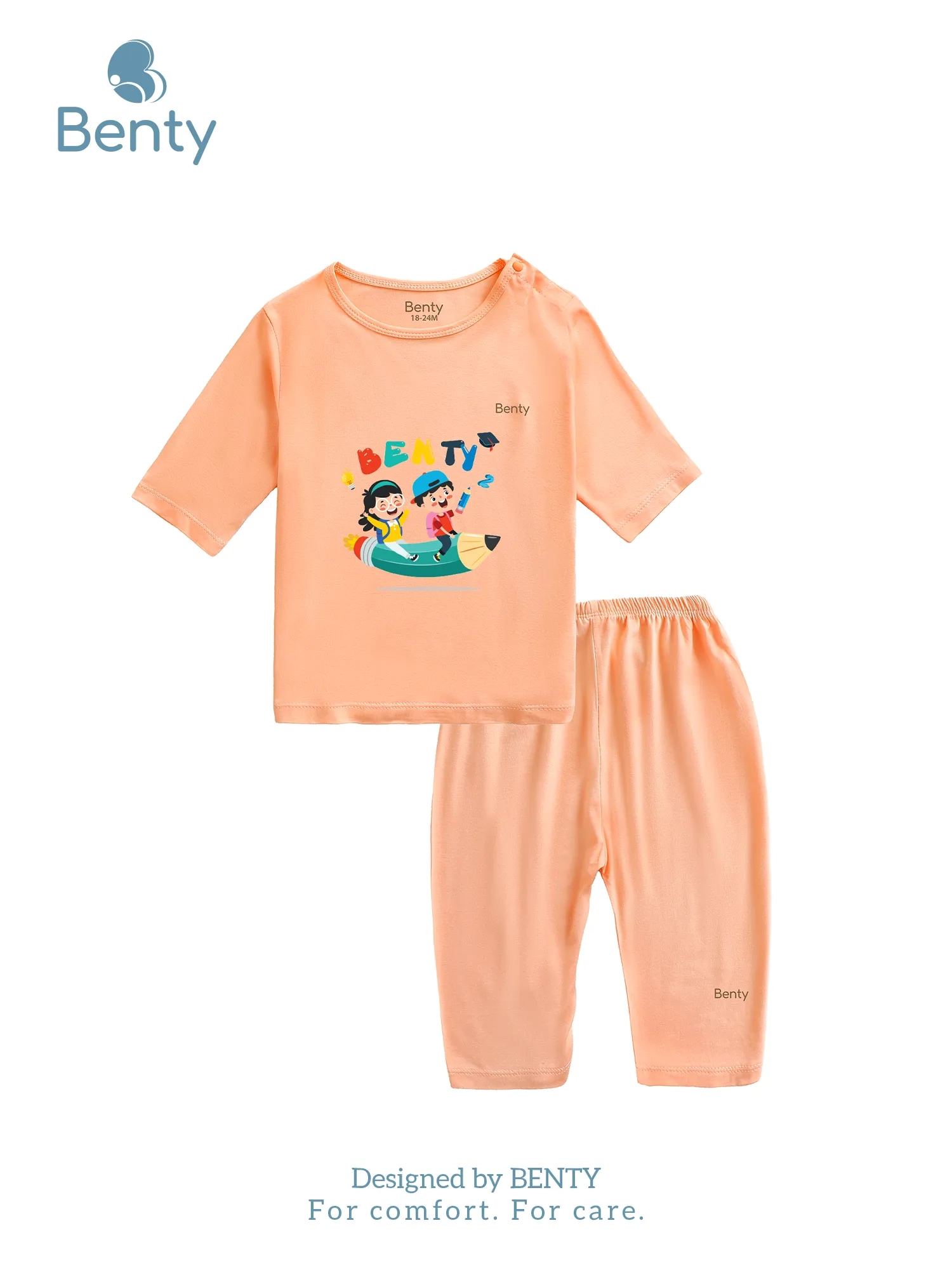 BT033 BENTY mid-length set, adorable clothing for kids