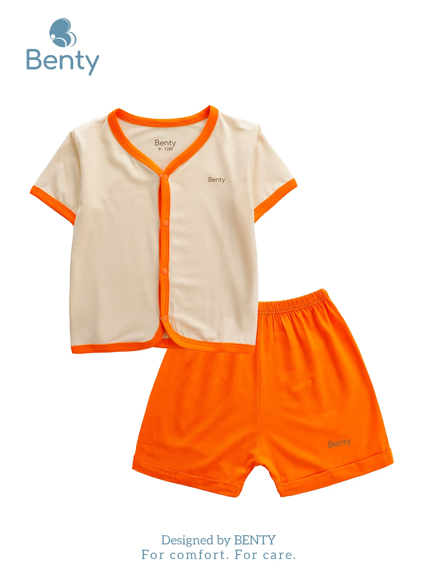 Bộ cộc tay cardigan phối viền BENTY basic, chất vải cao cấp