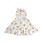 BENTY patterned sun protection cloak for kids, soft fabric