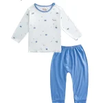 BENTY outfit long- shoulder-set with bear pattern