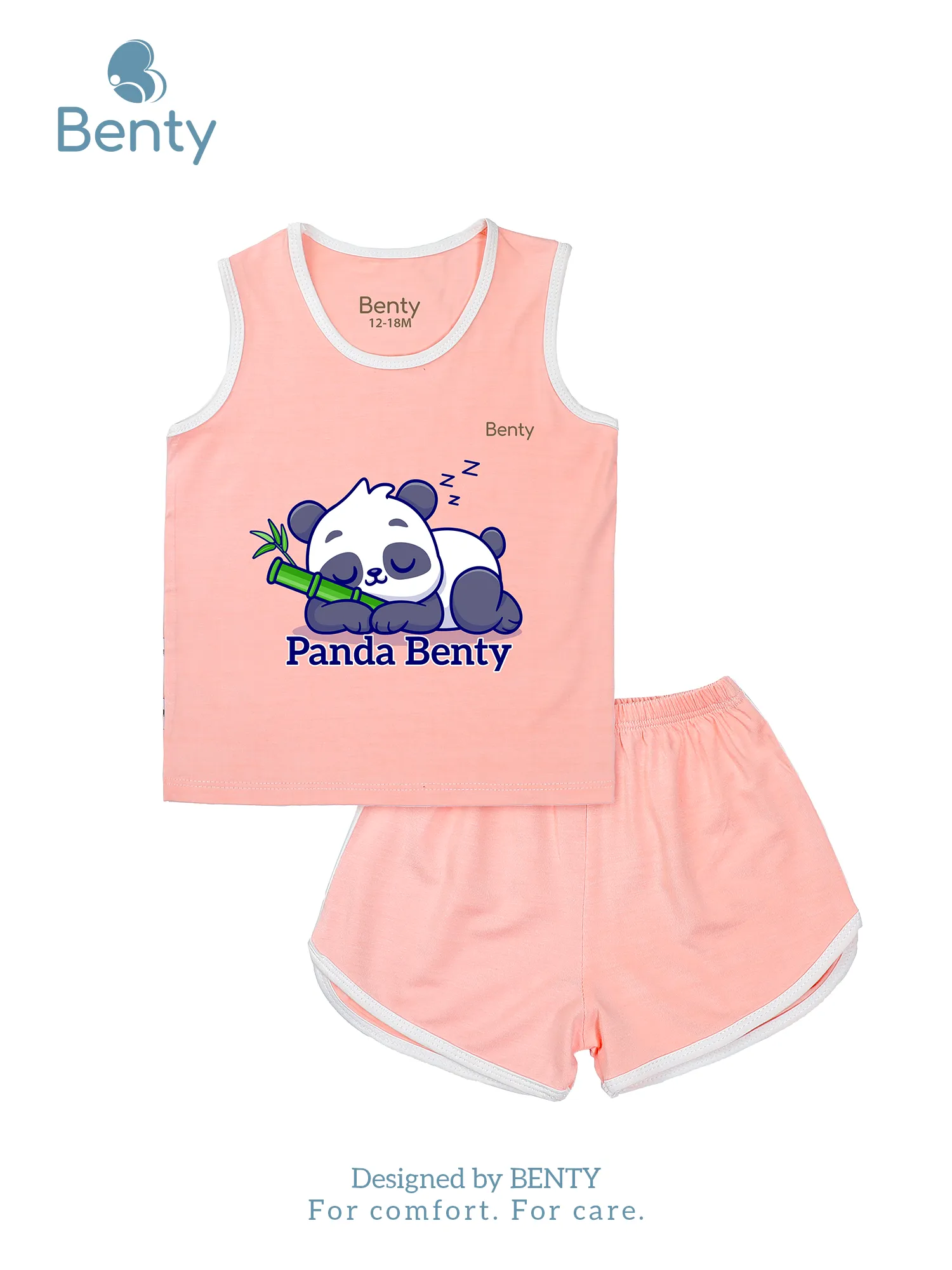 Ba lỗ thể thao BT072 in hình gấu Panda BENTY vui nhộn