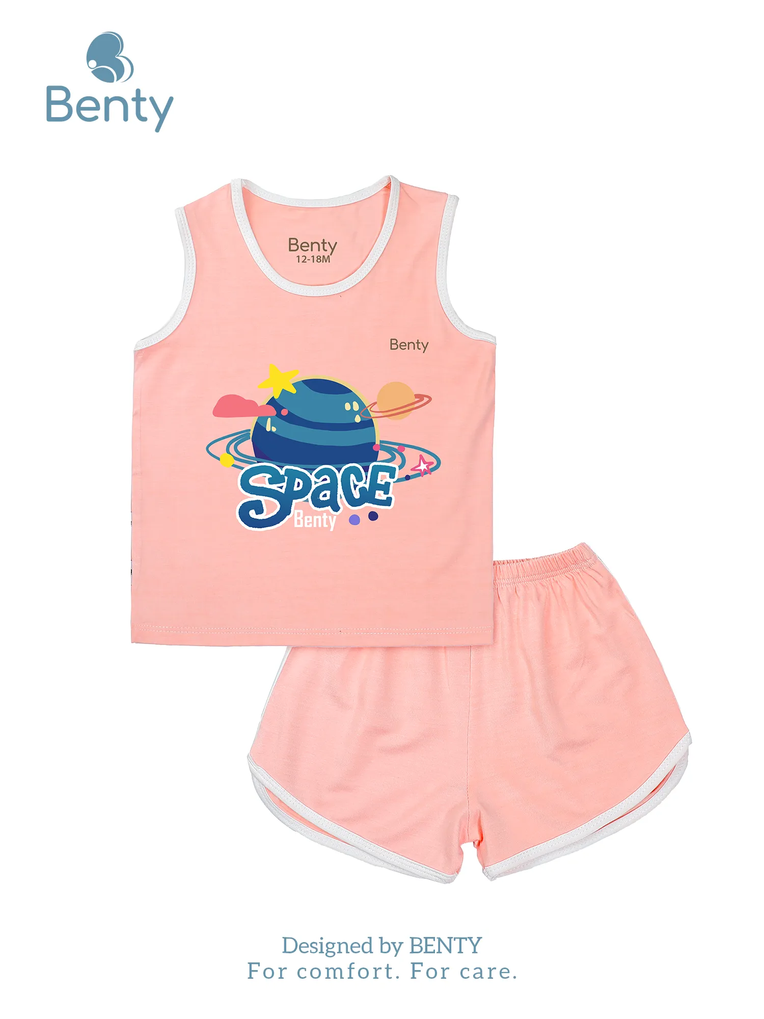 Benty BT072 printed panda tank top sport a fun