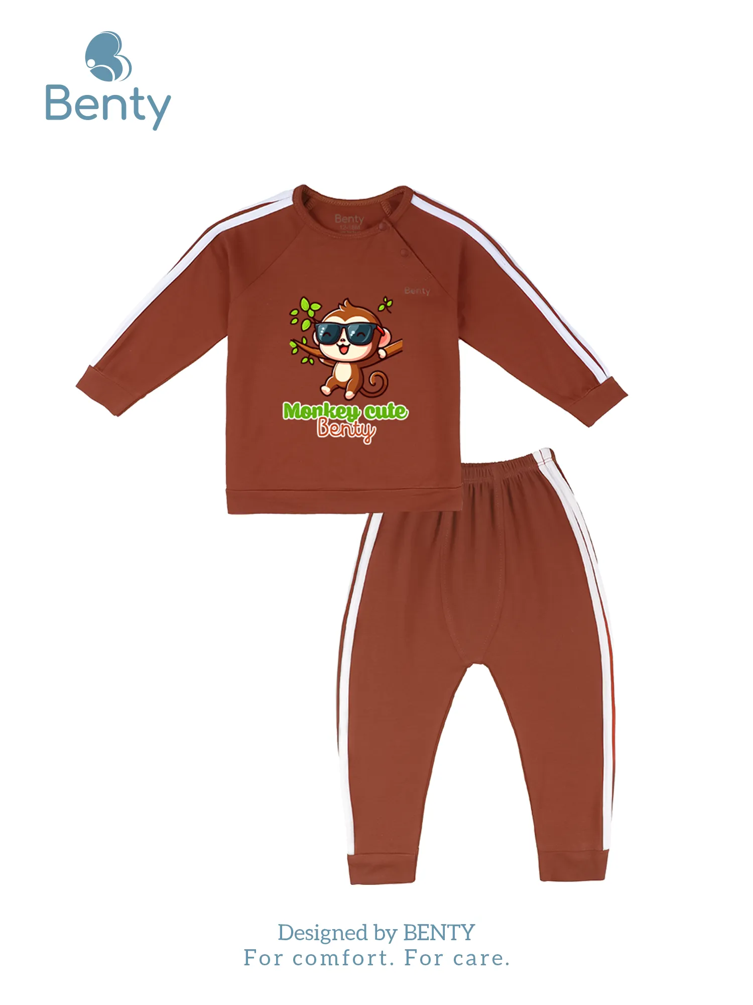 Dài tay cài chéo thể thao BT095 BENTY mát mềm cao cấp cho bé