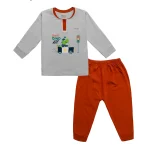 Dài cổ trụ phối xám BT053 BENTY vải mềm mịn kháng khuẩn