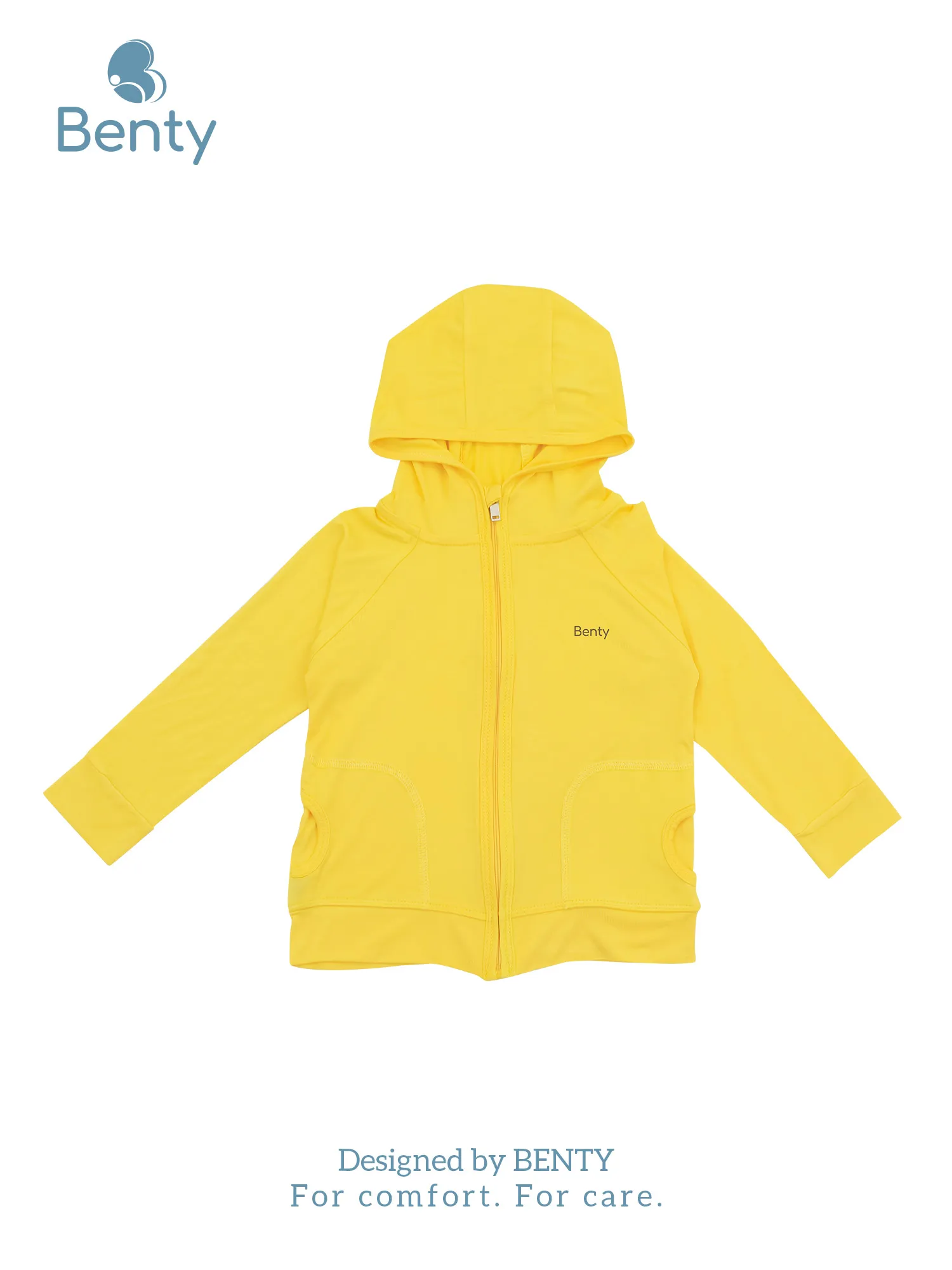 BENTY solid-color jacket made from soft and breathable for kid