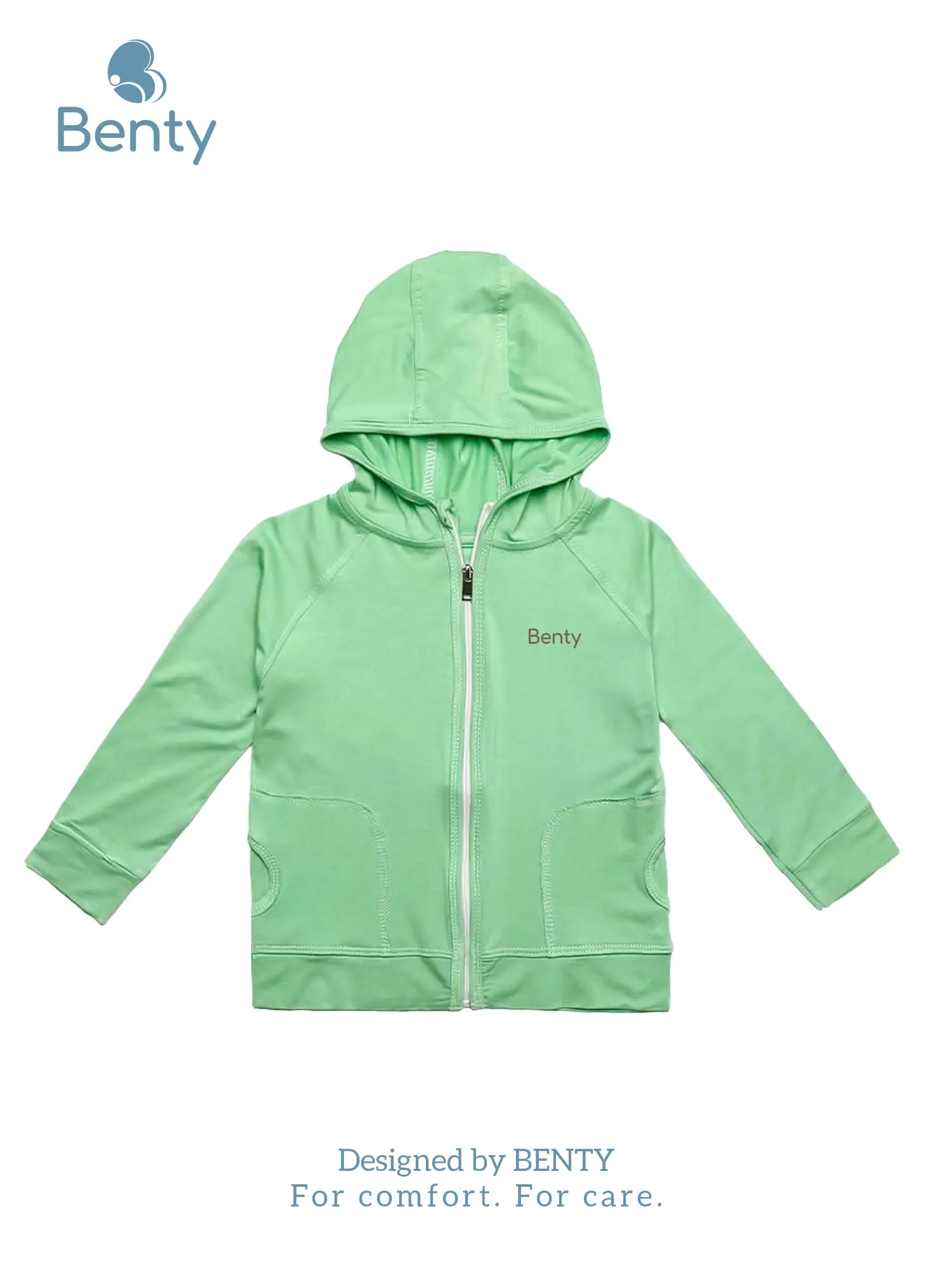 BENTY solid-color jacket made from soft and breathable for kid