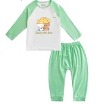 BENTY BT022 Premium Bear-Print Cross-Snap Set for Kids
