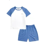 Bộ cộc tay cài chéo trơn nền trắng BENTY, basic cho bé