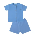 Bộ cộc tay cài thẳng trơn BENTY,chất vải mềm mịn