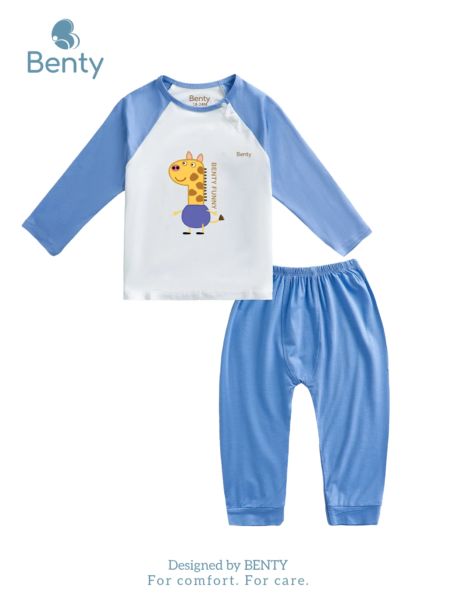 BENTY BT020 Cute cross-button long set for children