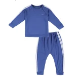 Dài tay cài chéo thể thao trơn BENTY đồ bộ mềm mại cho bé