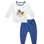 BENTY BT076 Long-Sleeve Shoulder-Snap Set with Trim