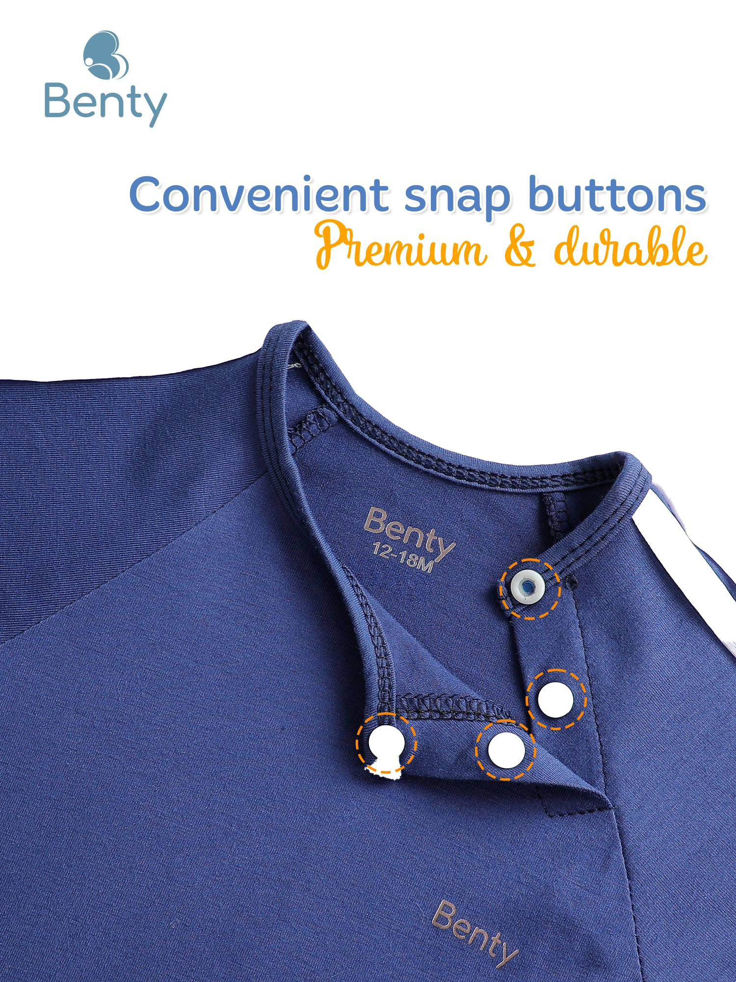 BENTY number 9 sporty button short sleeve set in white, stylish
