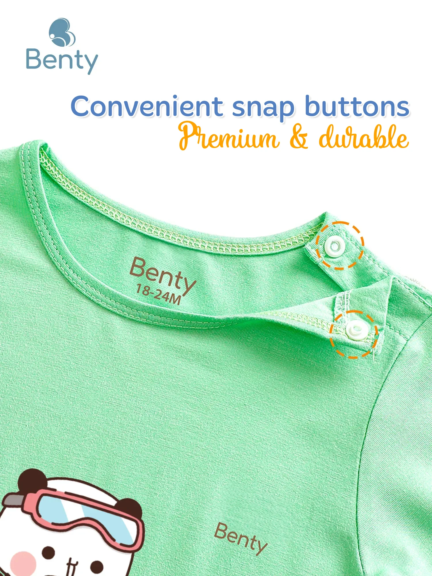 BT031 BENTY soft and adorable mid-length set for kid