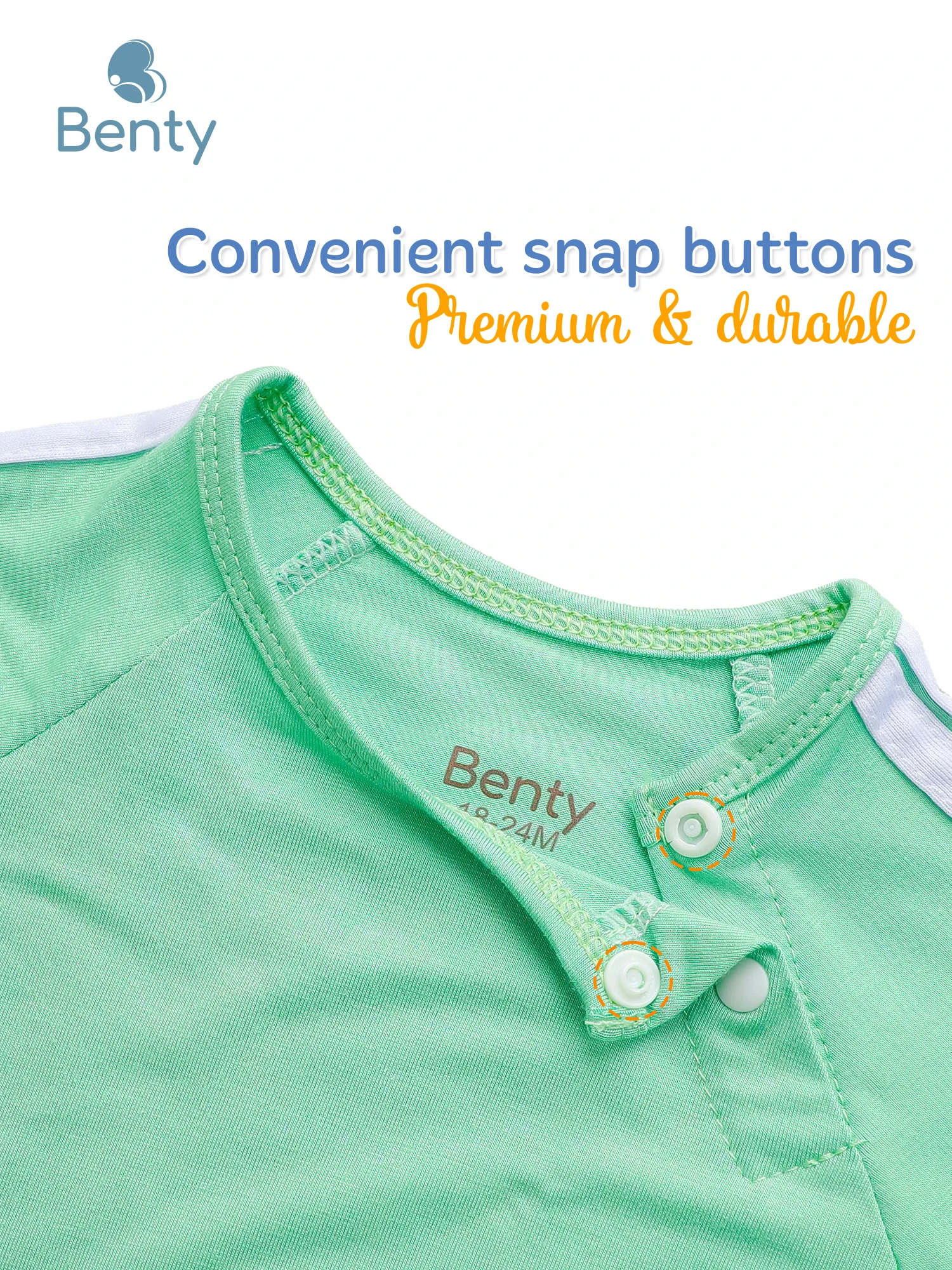 BENTY number 10 sporty button short sleeve set for kids