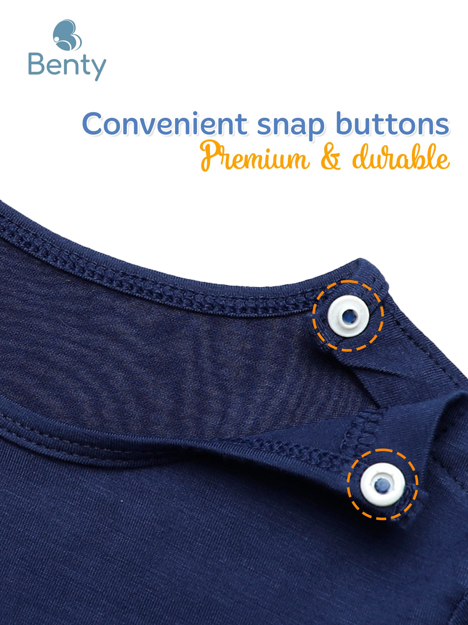 BENTY BT061 penguin print shoulder button set premium