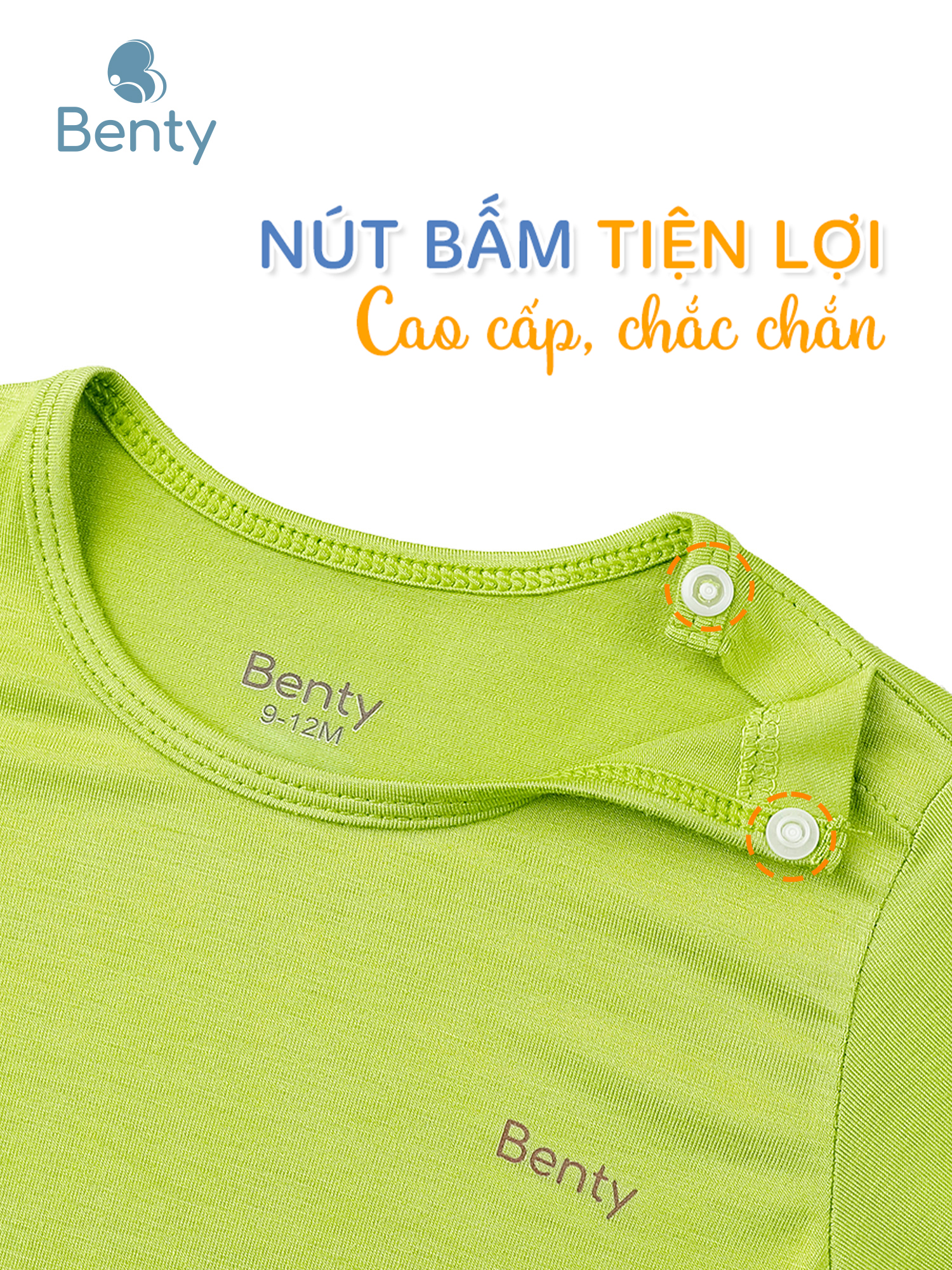 Dài cài vai trơn BENTY dễ thương mềm mịn cho bé yêu