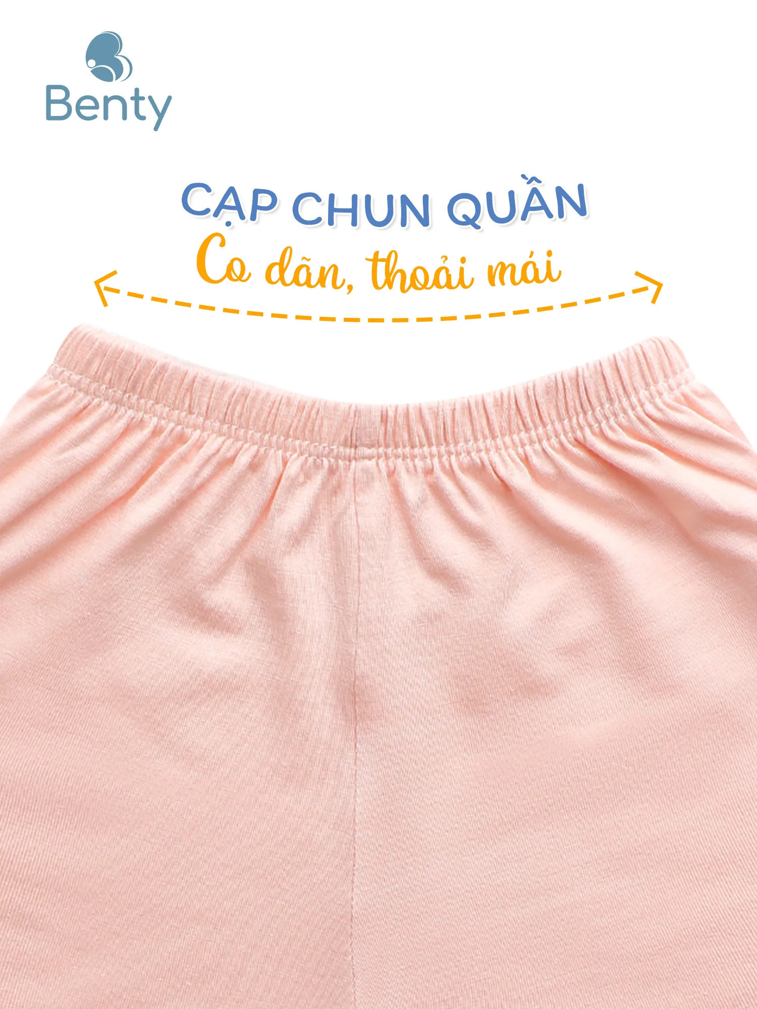 Bộ cộc tay cài vai họa tiết hồng BENTY mềm mịn mát