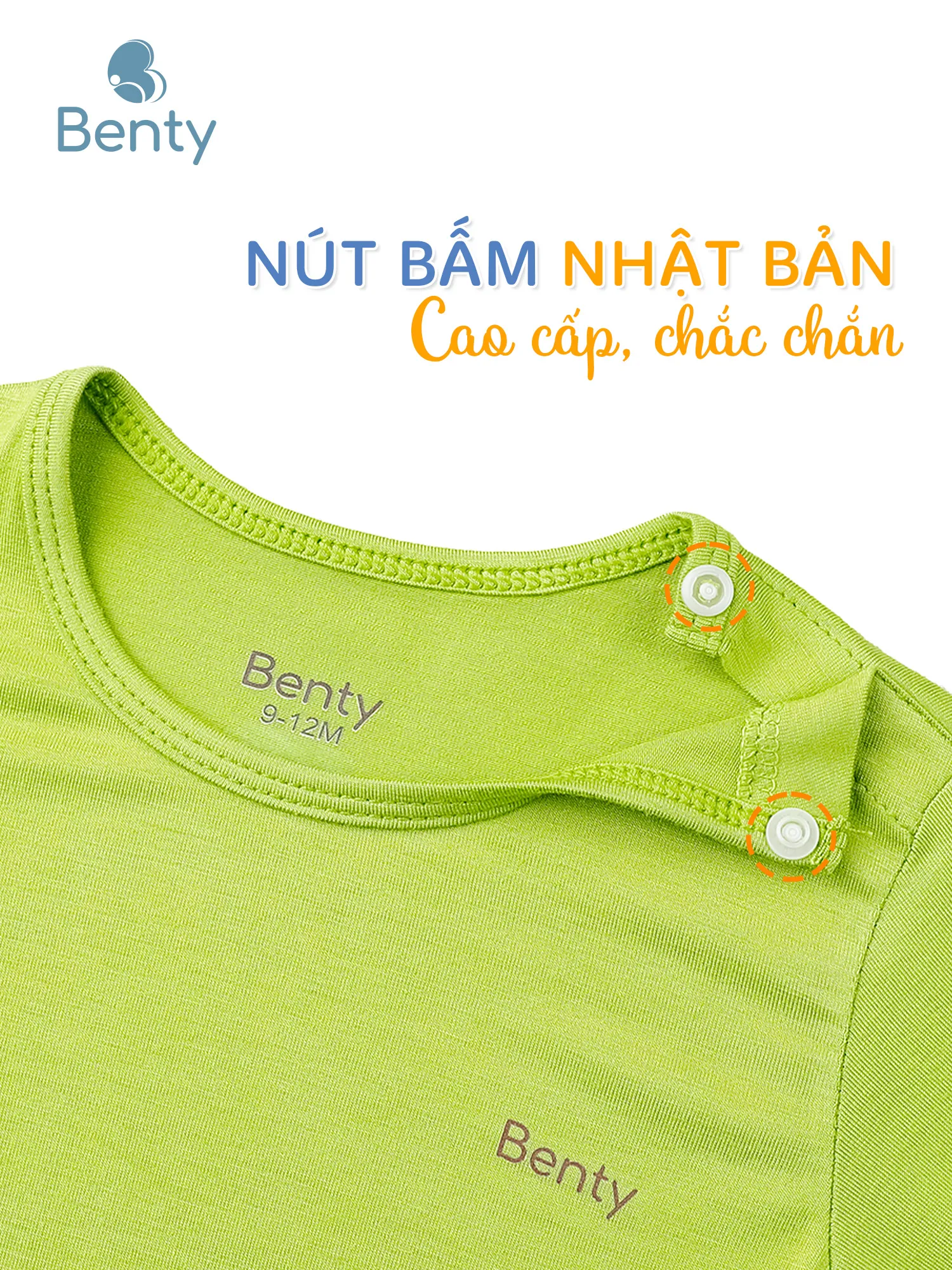 Dài cài vai trơn BENTY dễ thương mềm mịn cho bé yêu