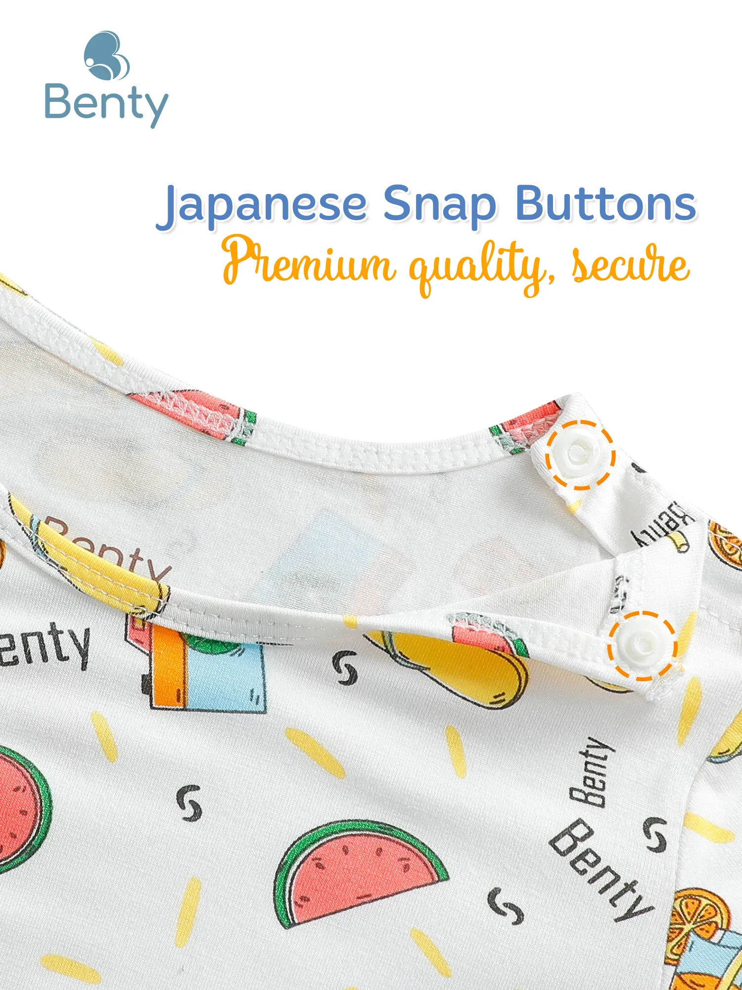 BENTY new full print shoulder button set for kids