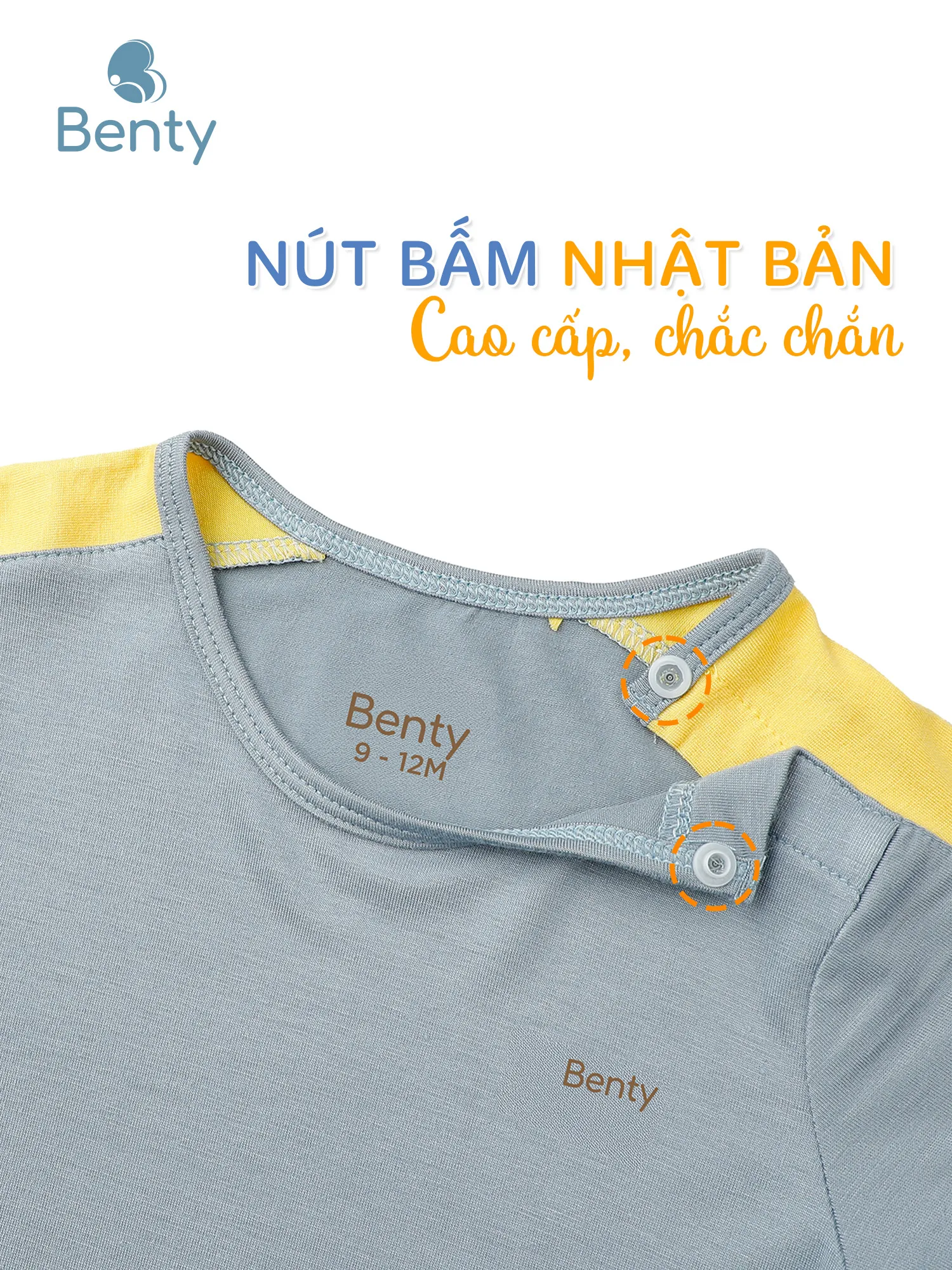 Bộ cộc tay cài vai Street BENTY, cài vai tiện lợi
