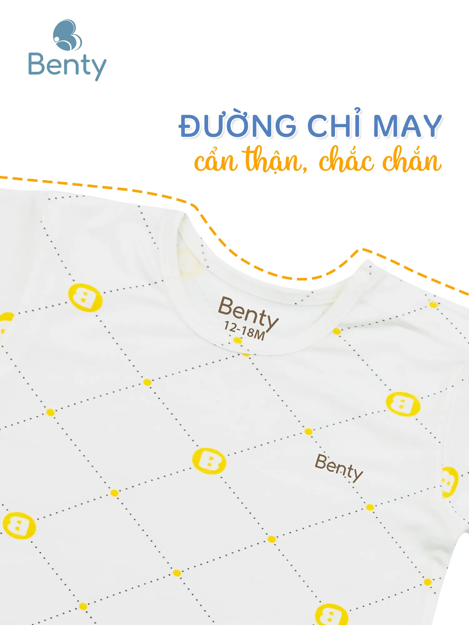 Cộc tay cài vai full họa tiết BENTY chất mềm mát