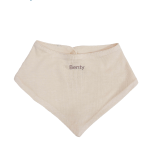 BENTY basic solid 2 layer triangle bib, cute design