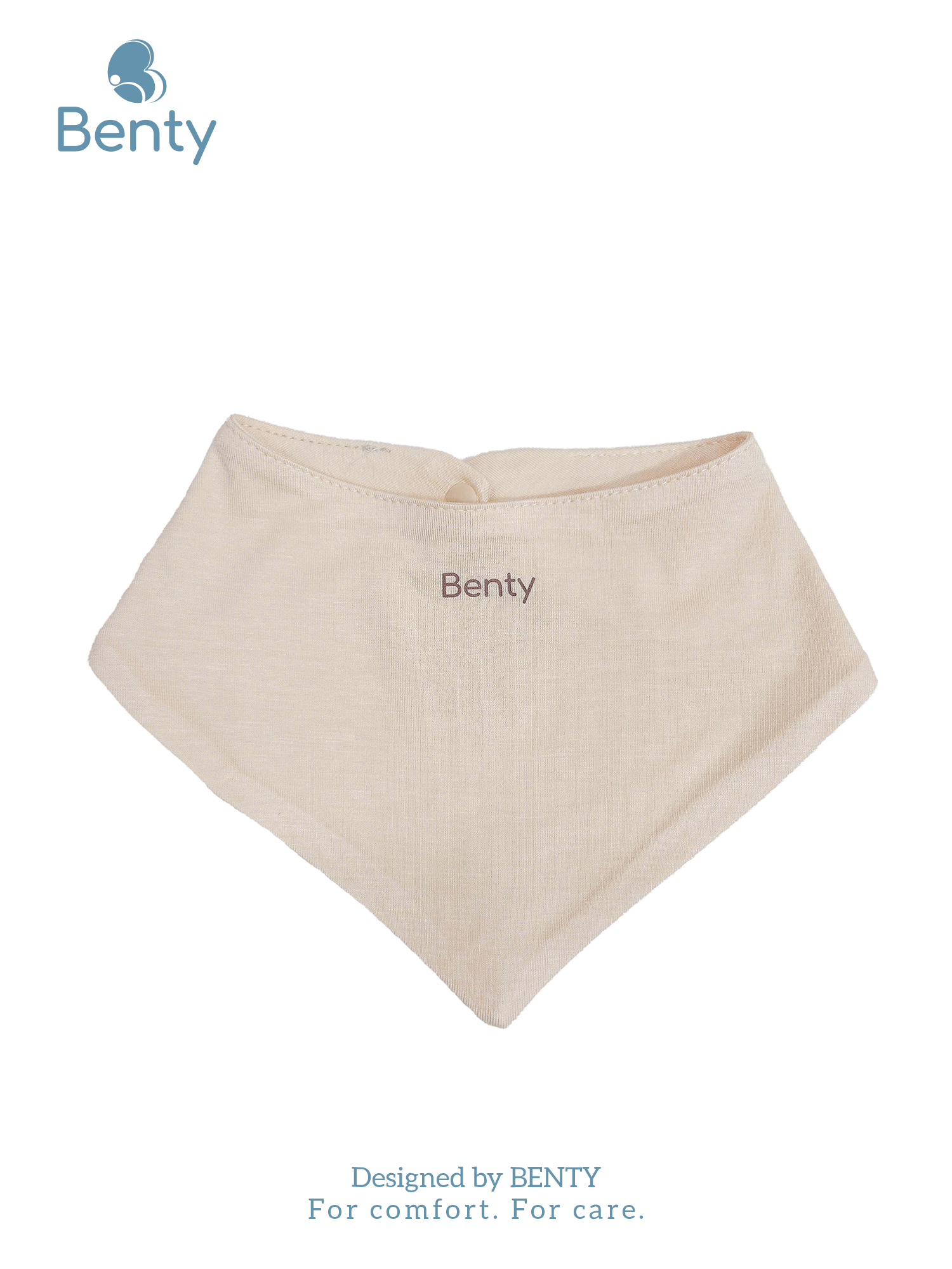 Yếm tam giác BENTY dễ thương 2 lớp trơn basic