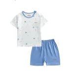 Bộ cộc tay cài vai họa tiết BENTY dễ thương cho bé