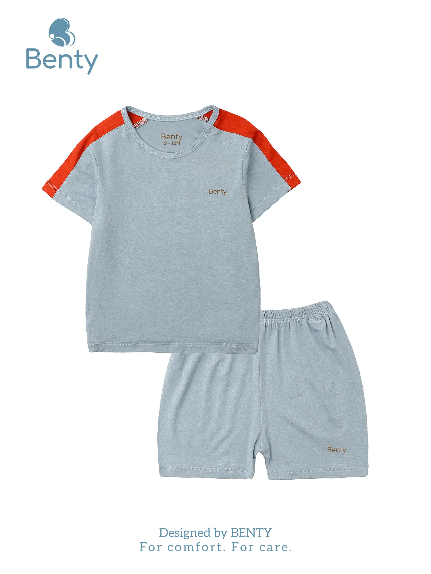 BENTY Street short sleeve shoulder button set